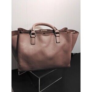 Elegant Leather Light TAN Satchal Bag